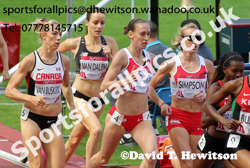 Laura Weightman (England) in the 1500 metres heats. Photo: David T. Hewitson/Sports for All Pics